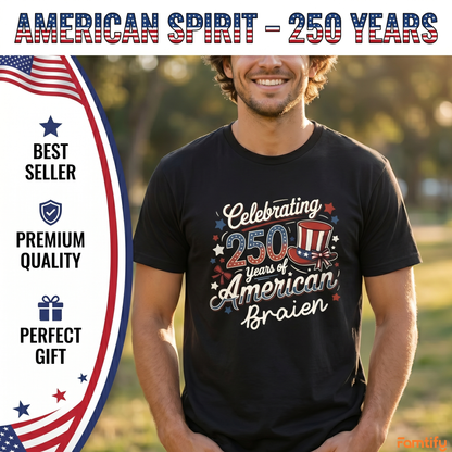 Personalized USA 250th Anniversary T-Shirt – Celebrating 250 Years of American Custom Name Shirt