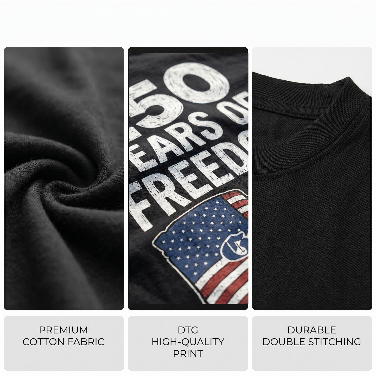 250 Years of Freedom Shirt – Patriotic USA Flag Front Print 4th of July 2026 Personalized Tee