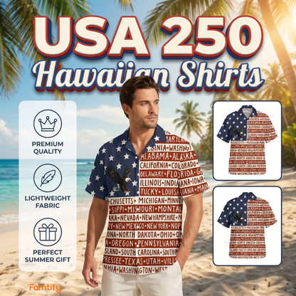 America State Hawaiian Shirt