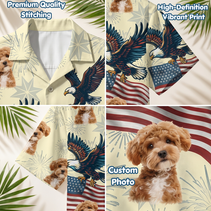 Custom Dog USA 250 Anniversary Eagle 1776-2026 Hawaii Shirt