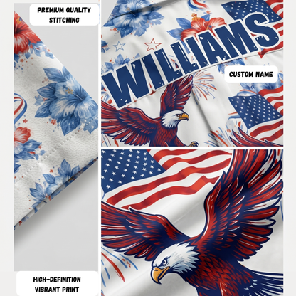 250 Years America Hawaii Shirt 1776-2026 Patriotic Hawaii Shirt