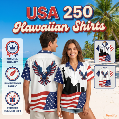America 250 Years V1 Hawaii Shirt