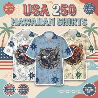 America 250 Years V2 Hawaii Shirt