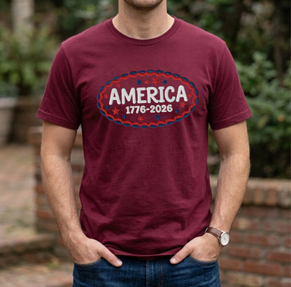 USA 250 Years Strong T-Shirt – 1776-2026 Independence Day Celebration Tee