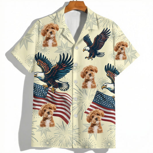 Custom Dog USA 250 Anniversary Eagle 1776-2026 Hawaii Shirt
