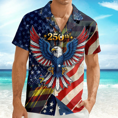 Patriotic 250th America 1776-2026 Eagle Hawaii Shirt