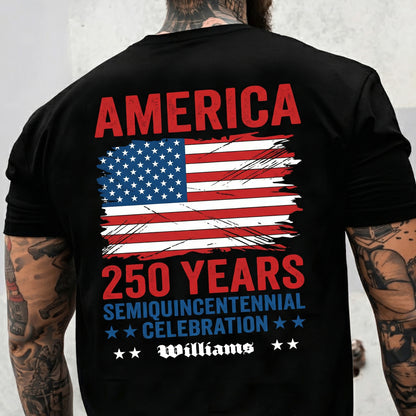 America 250 Years Semiquincentennial Back Shirt