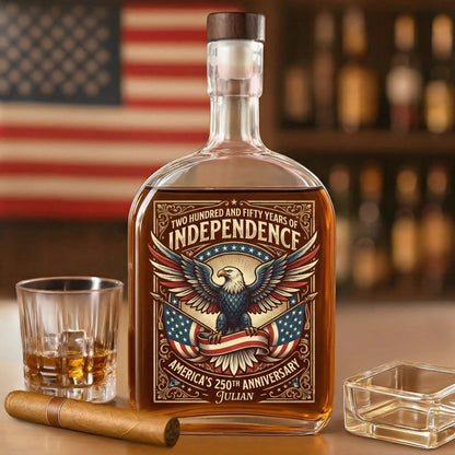 250 Years Of Freedome America Whiskey Bottle