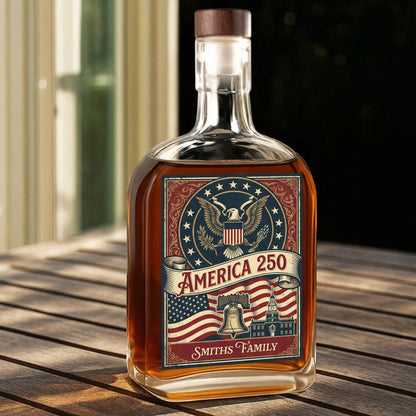 250 Years America Independence We The People US Whiskey Bottle