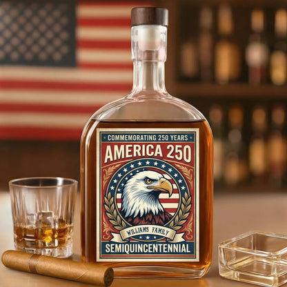 American 250 Years Independence Eagle - July 4th 2026 Whiskey Bottle