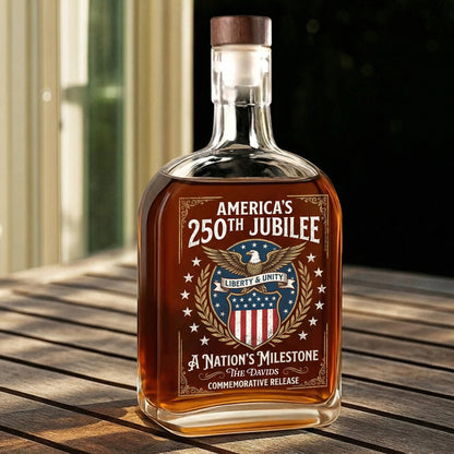 America’s 250th Anniversary United States Semiquincentennial Whiskey Bottle
