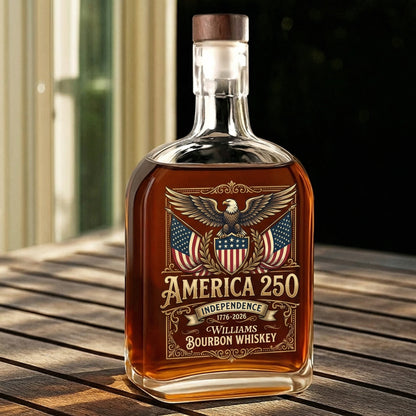 Defenders Of Liberty 250th Anniversary USA Whiskey Bottle