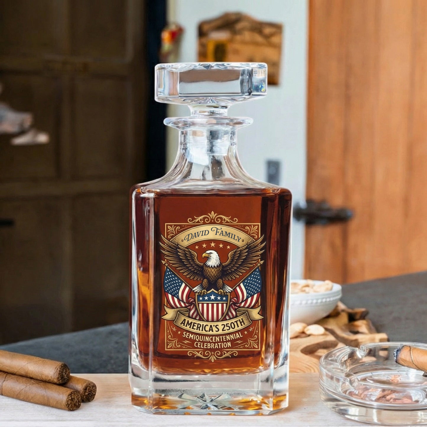 Honoring 250 Years Of Liberty America 250Th Anniversary Decanter