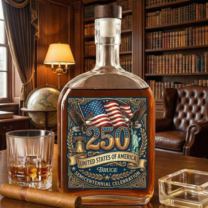 USA Eagles 250th Anniversary Semiquincentennial 1776-2026 Whiskey Bottle