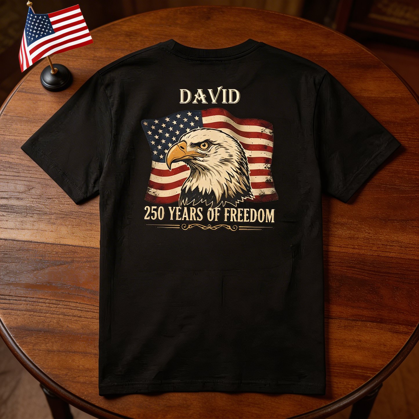 We The People 250 Years Of America Freedom Backside Shirt