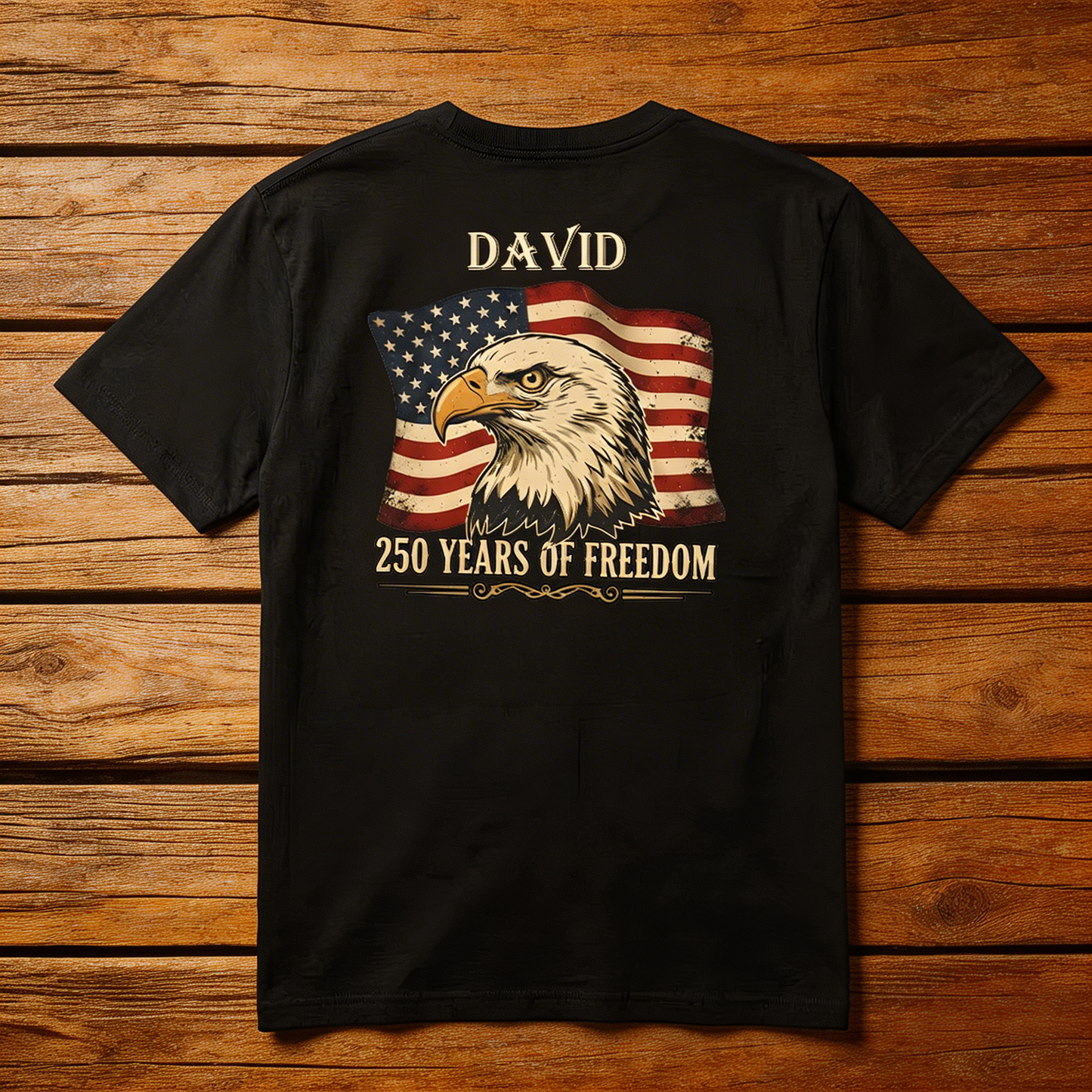 We The People 250 Years Of America Freedom Backside Shirt