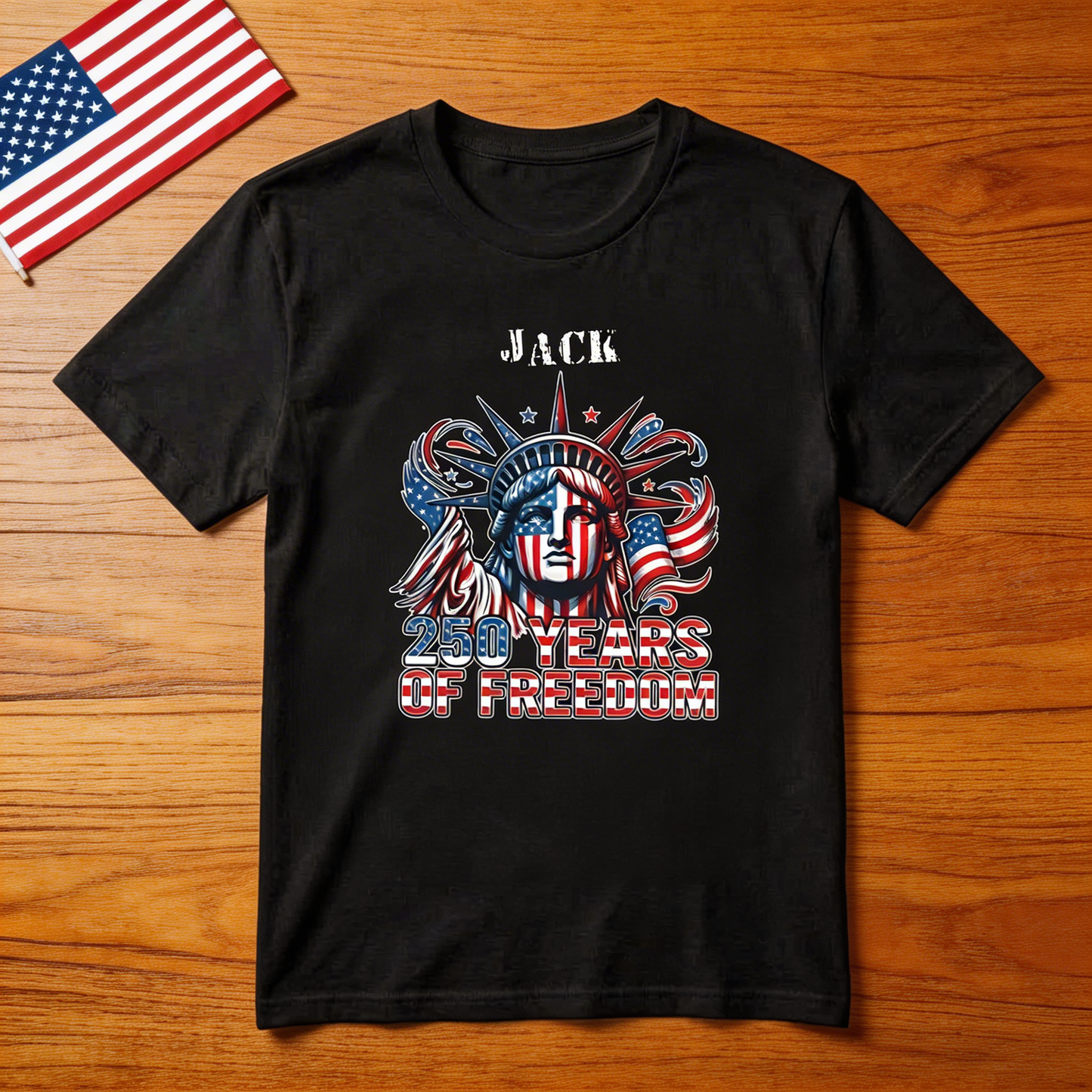 USA 250 Strong Flag American States Patriotic Shirt