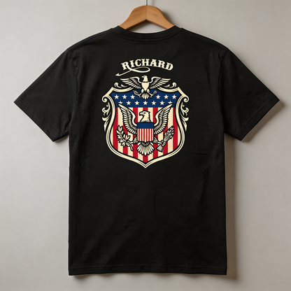 United We Stand 250th Anniversary USA Veteran Back Side Shirt