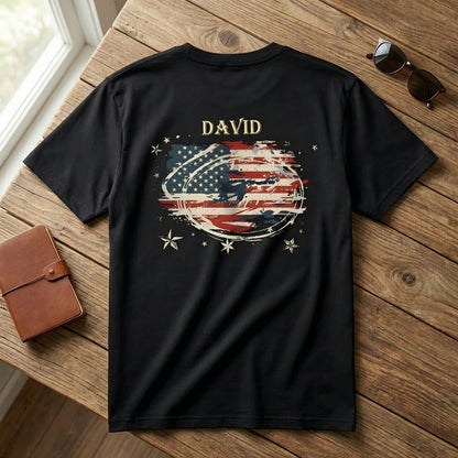 Salute To America 250th Veteran Back Side Shirt Happy America 250 Gifts