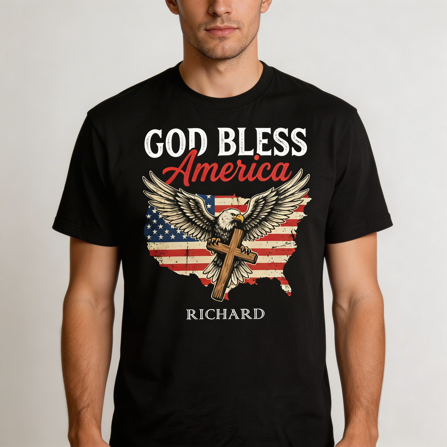 Patriotic 250th Anniversary God Bless America Eagle 1776–2026 Shirt