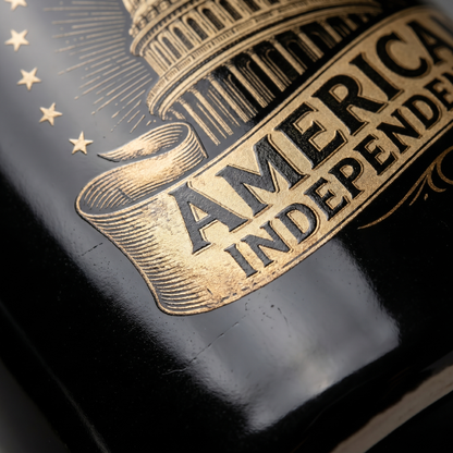 July 4th 2026 America 250 Personalized Black Mug – Custom Name 250 Years of American Independence Mug
