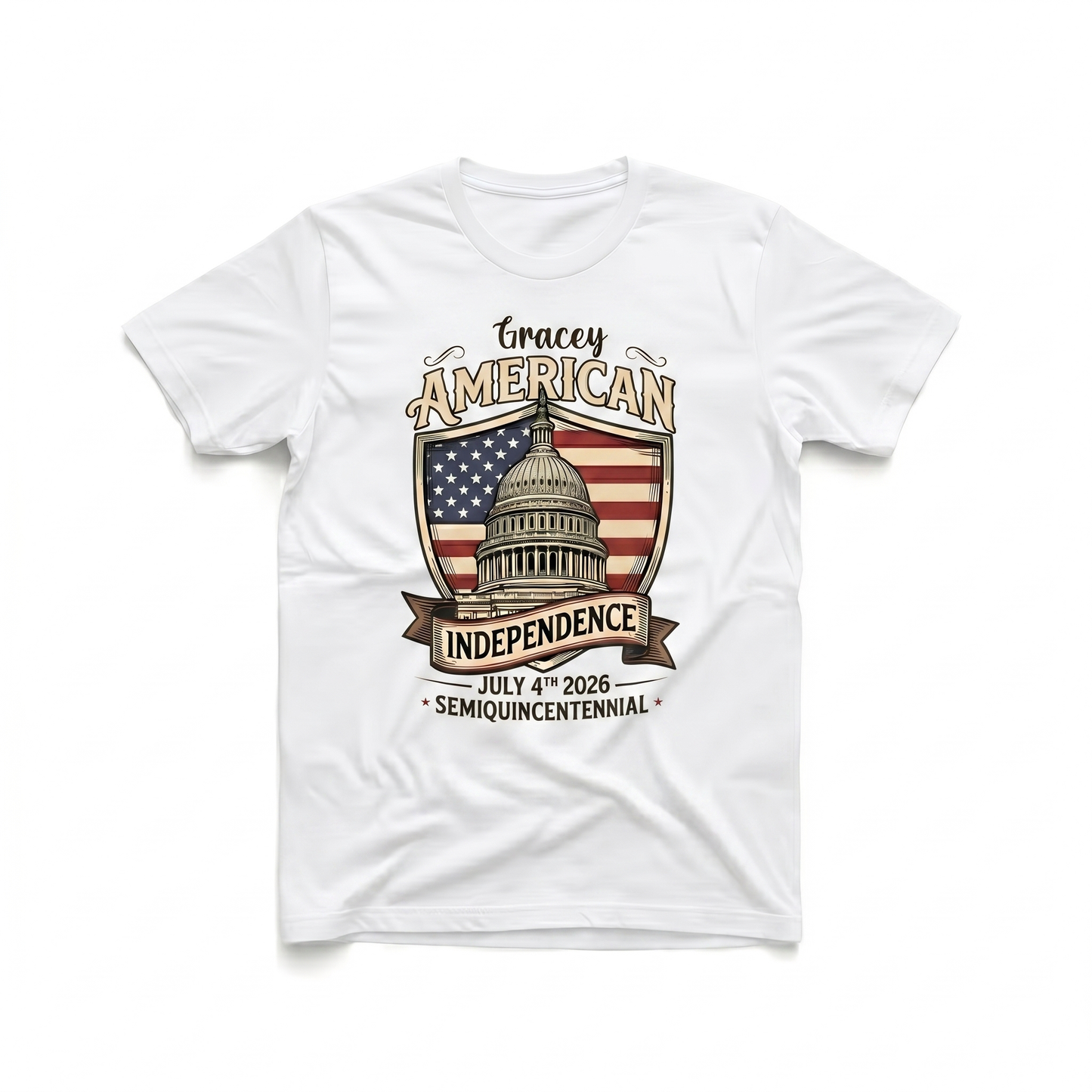 250 Years of America T-Shirt – Independence Day 2026 Semiquincentennial Patriotic Shirt