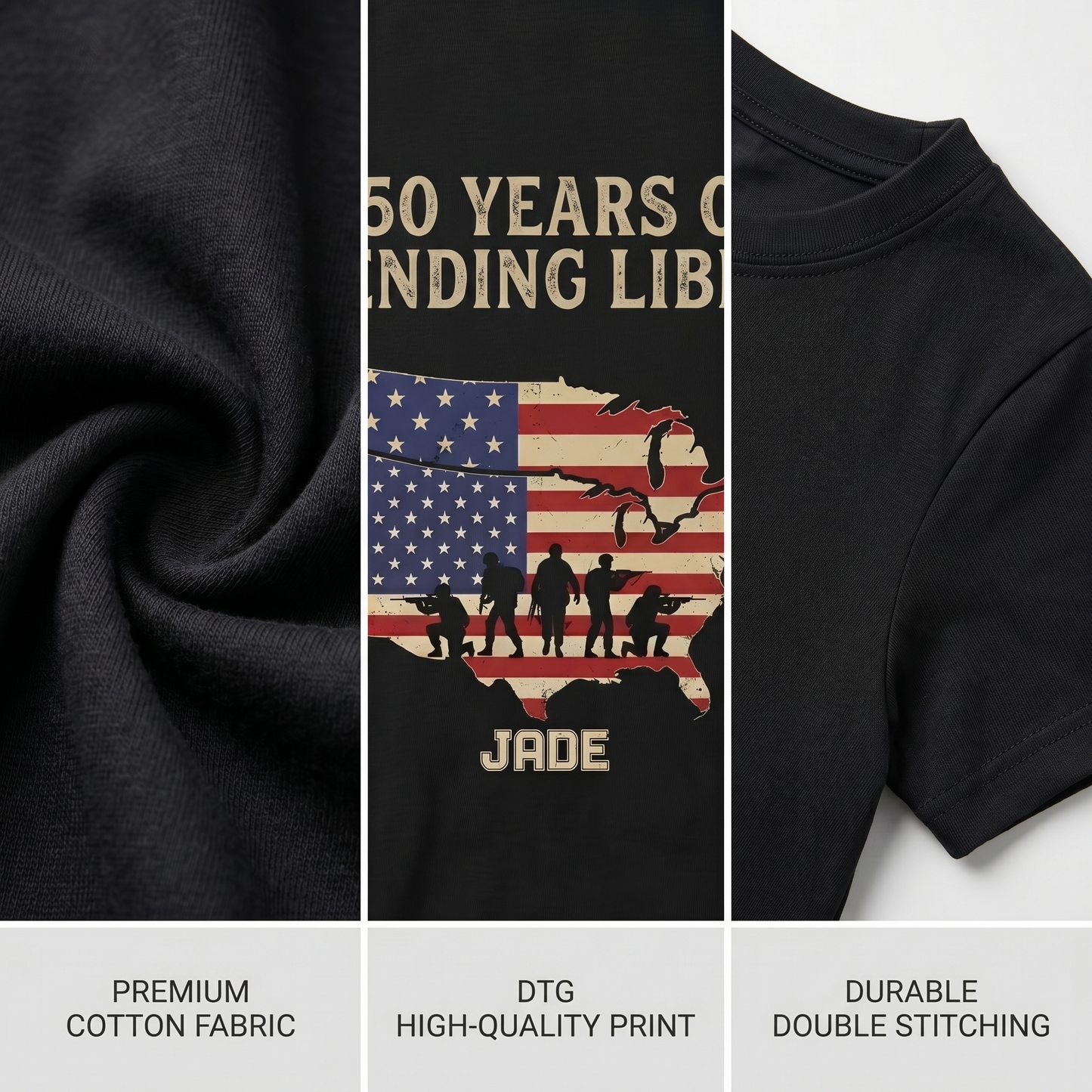 250 Years of Defending Liberty Shirt – Patriotic Military USA Map T-Shirt Personalized Veteran Tribute Tee