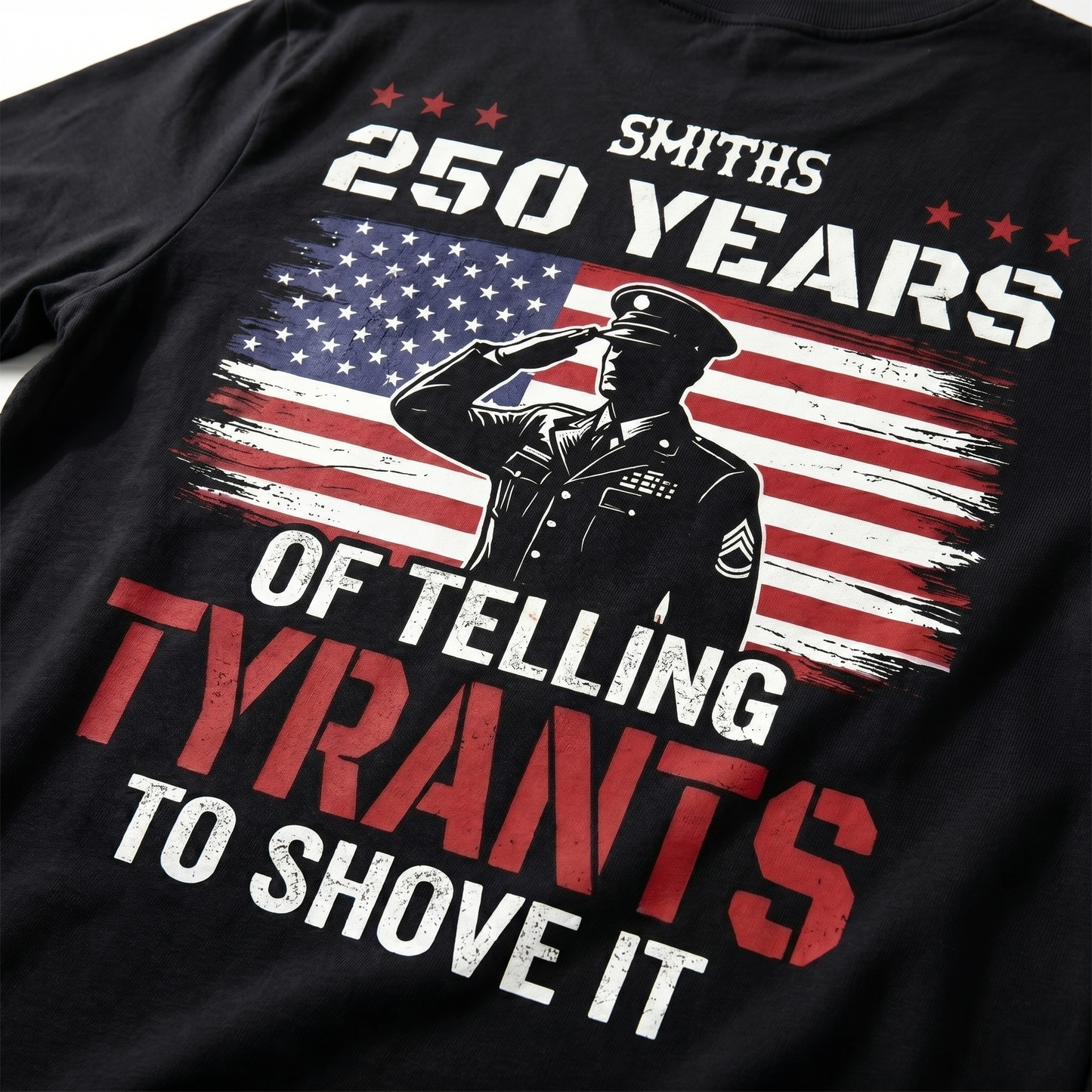 250 Years USA 250th Anniversary America Celebration Back Side Shirt
