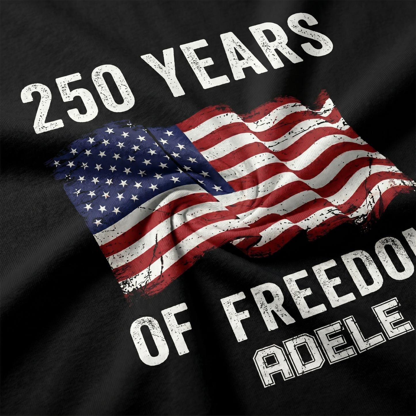 250 Years USA Of Freedom Backside Shirt