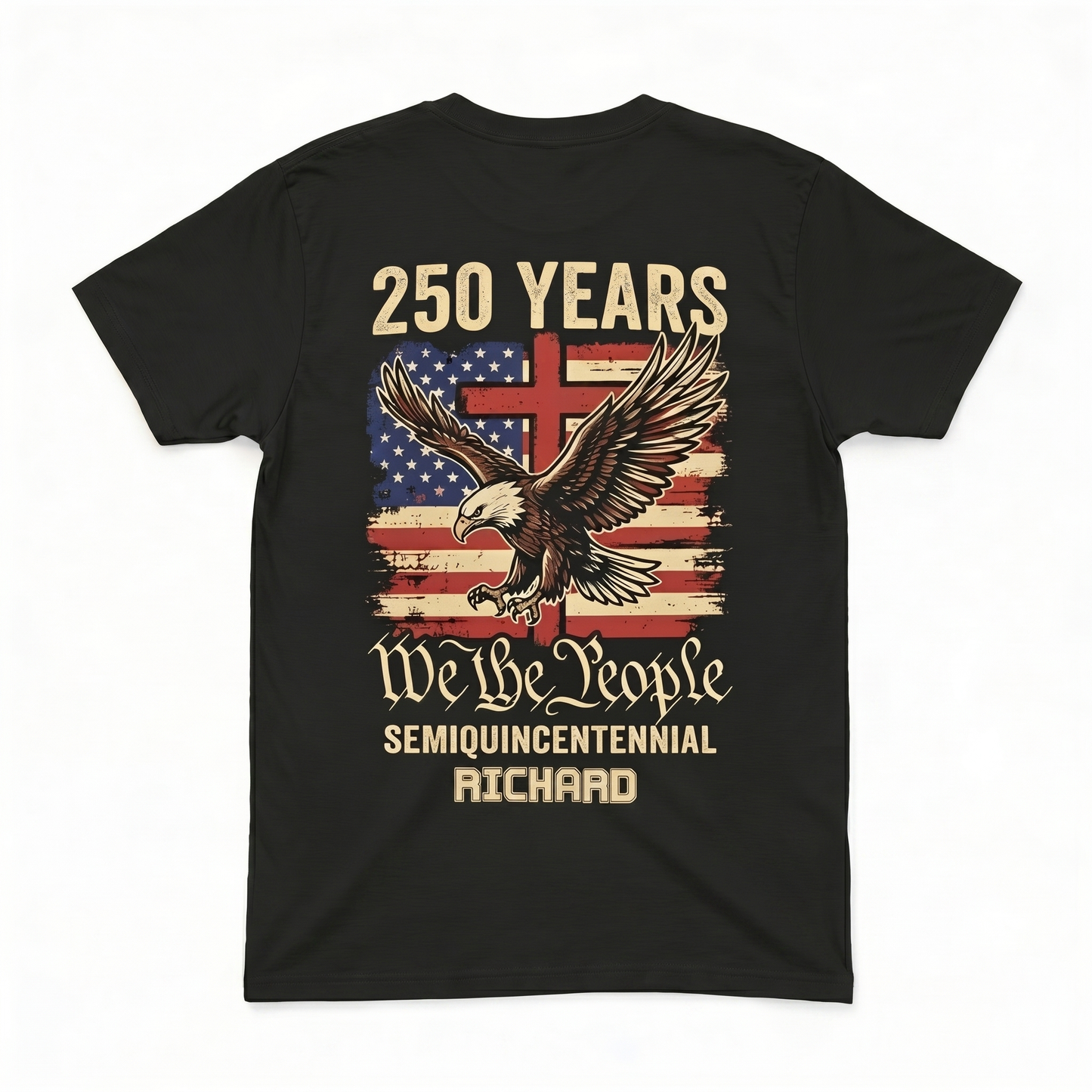 250 Years We The People Patriot Backside Shirt