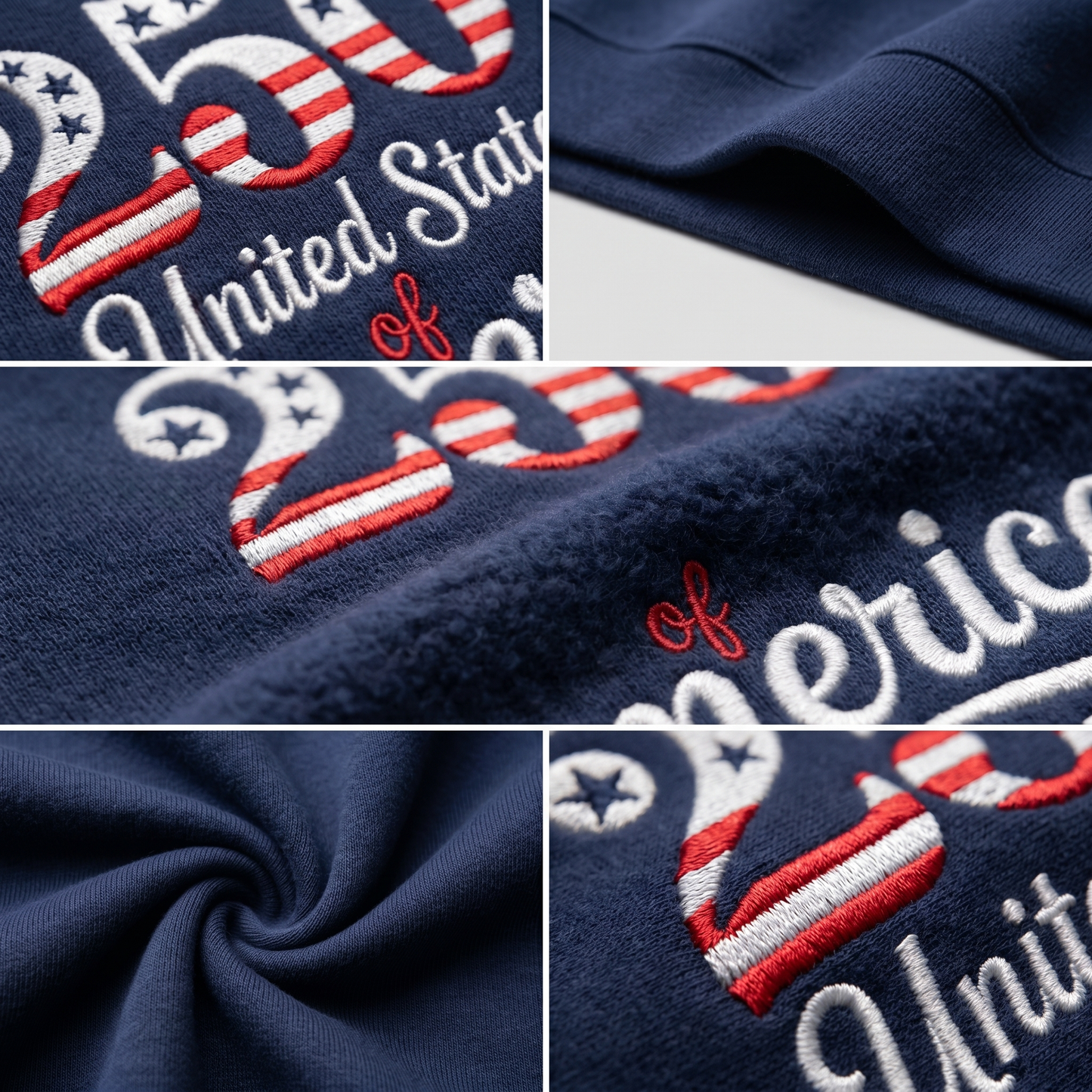America 250 Years of Freedom - 1776-2026 Patriotic Eagle Embroidery Design