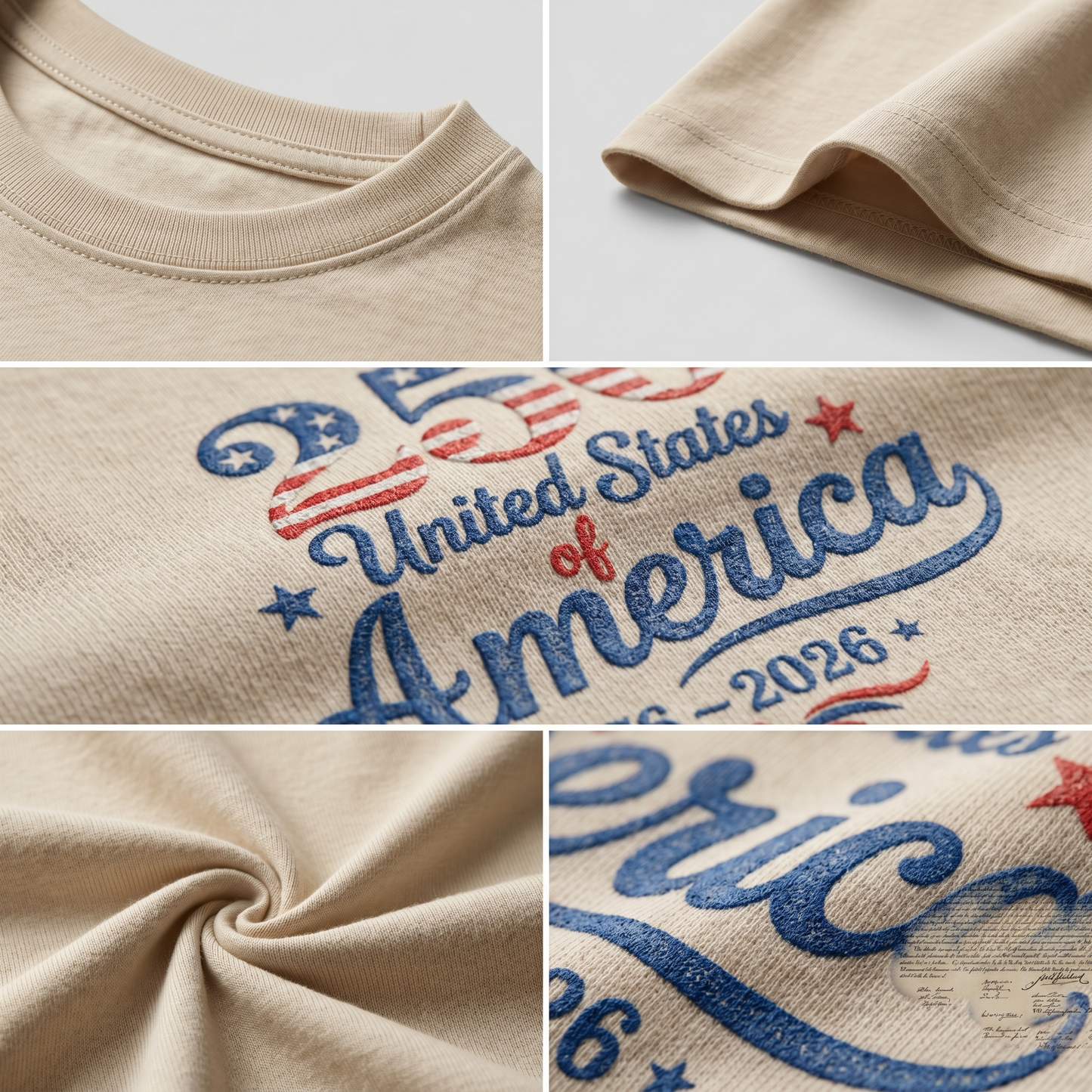 America 250 Years of Freedom - 1776-2026 Patriotic Eagle T-Shirt Design