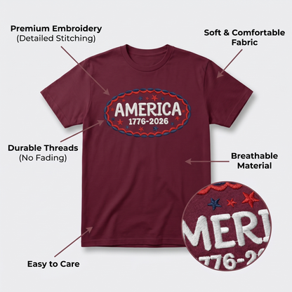 USA 250 Years Strong T-Shirt – 1776-2026 Independence Day Celebration Tee