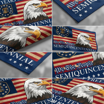 American Eagle Semiquincentennial Flag - 250 Years of Freedom