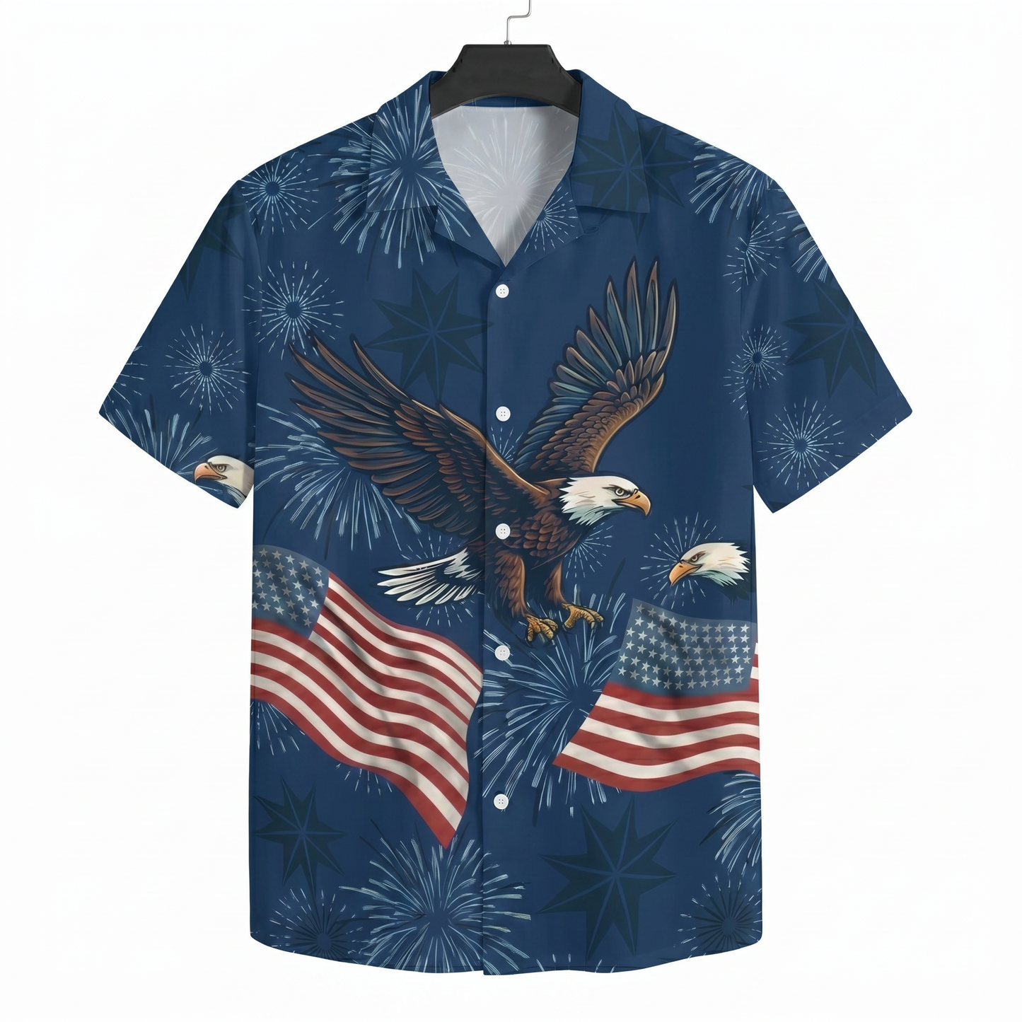 Personalized USA 250 Anniversary Eagle 1776-2026 Hawaii Shirt