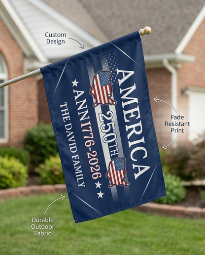 America 250th Anniversary 1776 - 2026 Double-Sided Flag