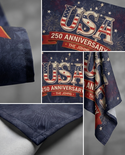 United States of America 1776-2026 250th Anniversary - USA Semiquincentennial Patriotic Outdoor House Flag