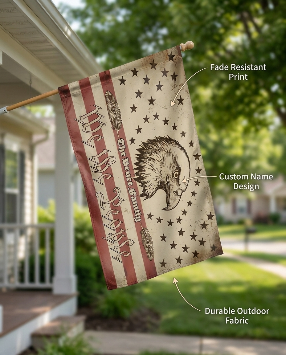 We the People - 250 Years America Anniversary House Flag