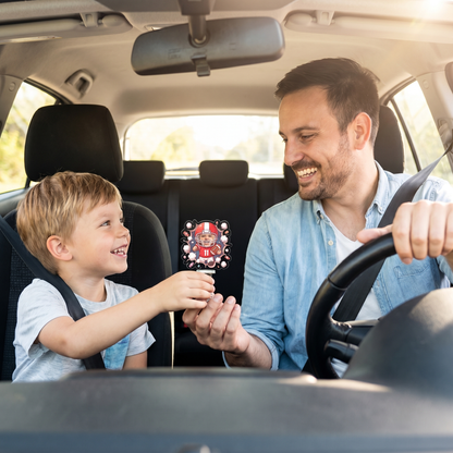 Personalized Football Jersey Car Standee for Dad – Custom Photo Drive Safe Gift