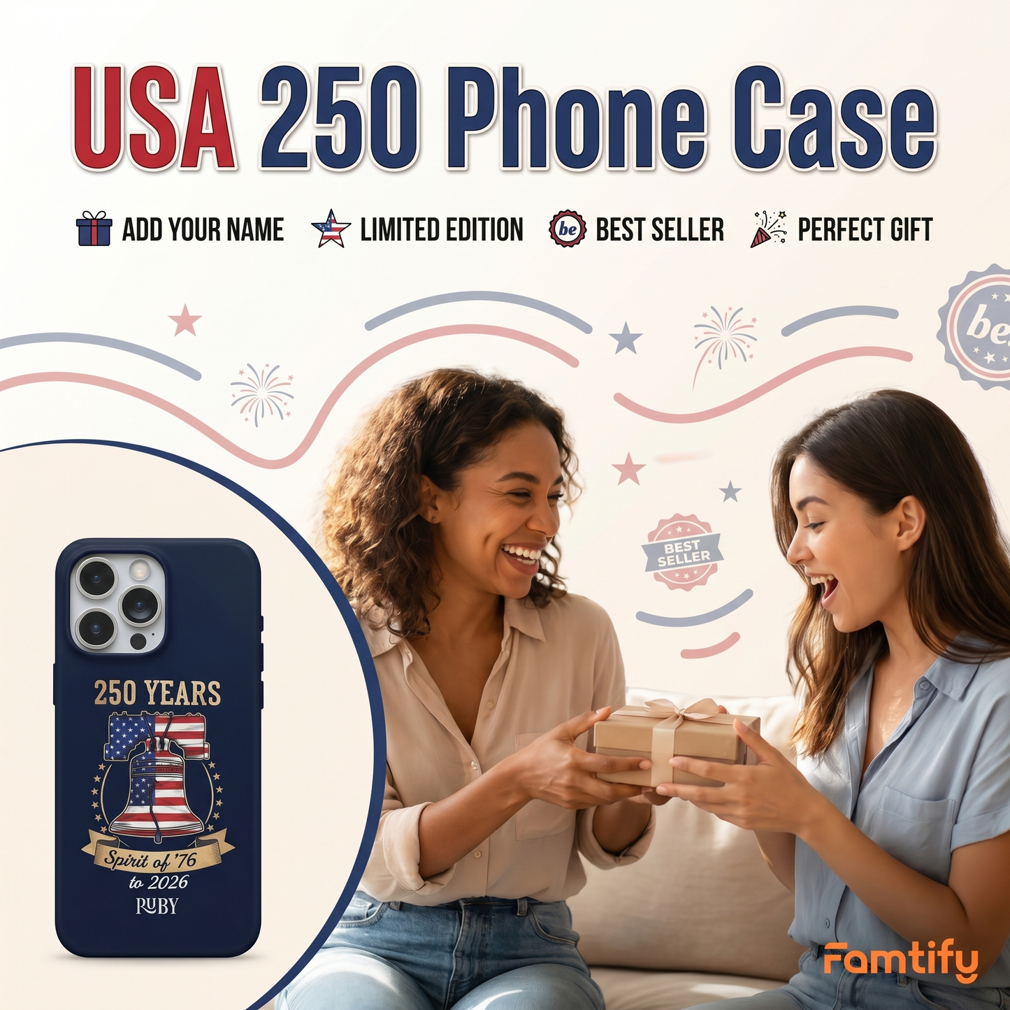 USA 250th Anniversary Phone Case