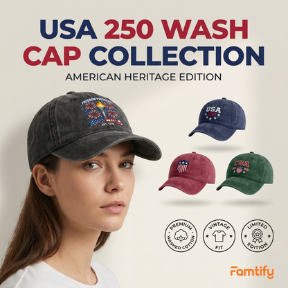 America 250 Years Baseball Cap