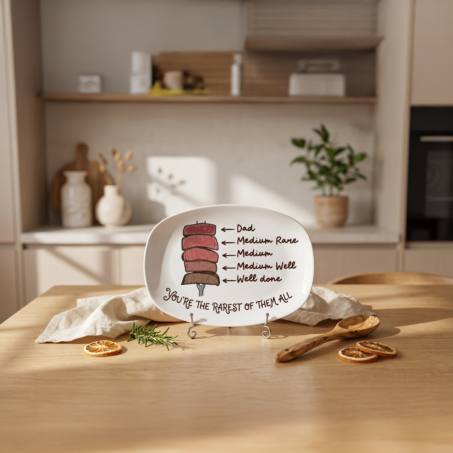 Personalized “You’re The Rarest Of Them All” Decorative Plate – Custom Keepsake Gift