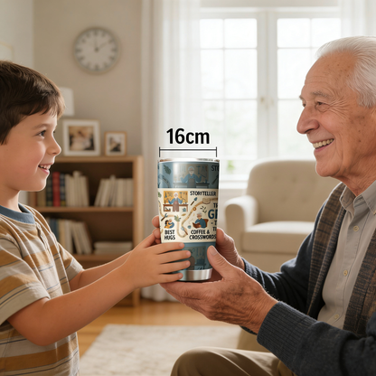 The Legendary Grandpa 20oz Tumbler – Stainless Steel Travel Mug Gift for Grandpa