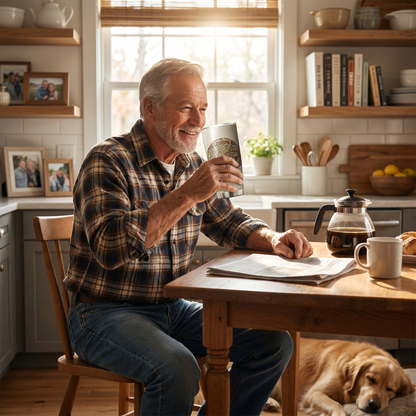 The Grandpa Collection 20oz Tumbler – Stainless Steel Travel Mug Gift for Grandpa