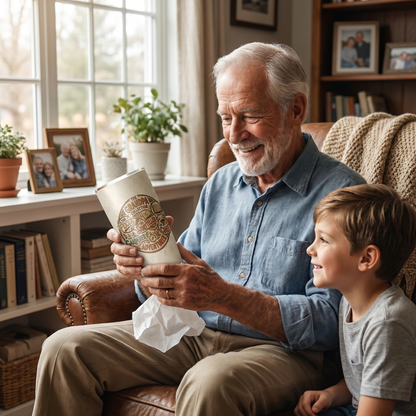 The Grandpa Collection 20oz Tumbler – Stainless Steel Travel Mug Gift for Grandpa