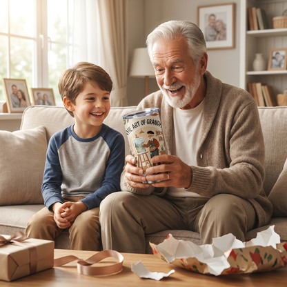 The Art of Grandpa 20oz Tumbler – Stainless Steel Travel Mug Gift for Grandpa