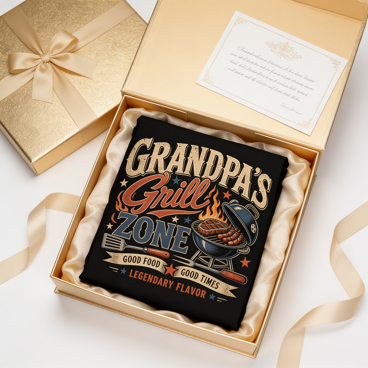 Grandpa's Grill Zone Apron – Funny BBQ Grilling Apron Gift for Grandpa