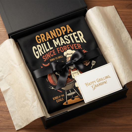 Grandpa Grill Master Since Forever Apron - Funny BBQ Grilling Apron Gift for Grandpa