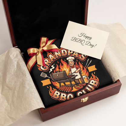 Grandpa's Grill Club Apron – Funny BBQ Grilling Apron Gift for Grandpa