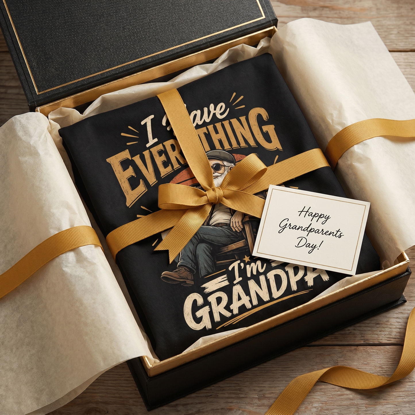 Have Everything, I'm Grandpa Apron – Funny BBQ Grilling Apron Gift for Grandpa
